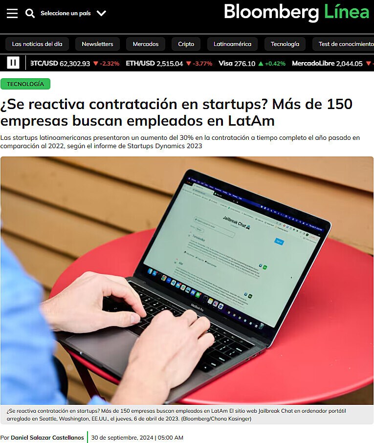 Se reactiva contratacin en startups? Ms de 150 empresas buscan empleados en LatAm